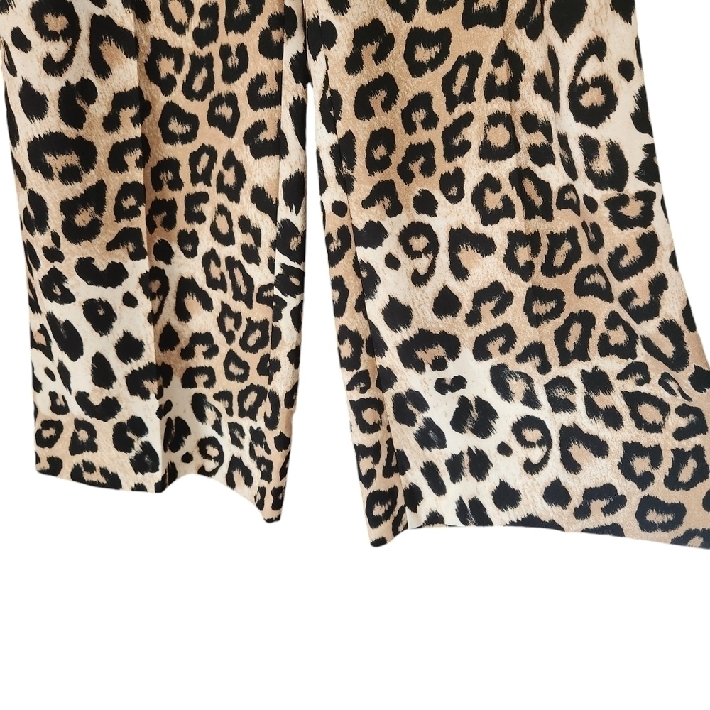 Banana Republic Wide Leg Pants in Leopard Print - Picture 6 of 13